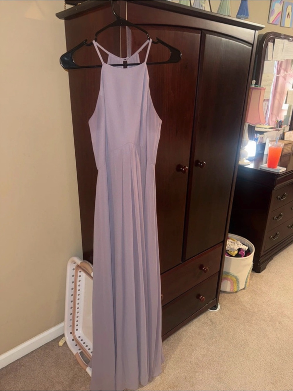 Sleeveless Lavender Maxi Dress - Brand Unspecified